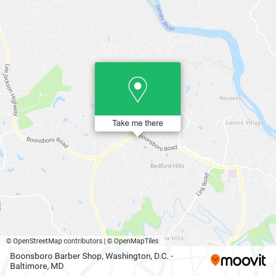 Boonsboro Barber Shop map
