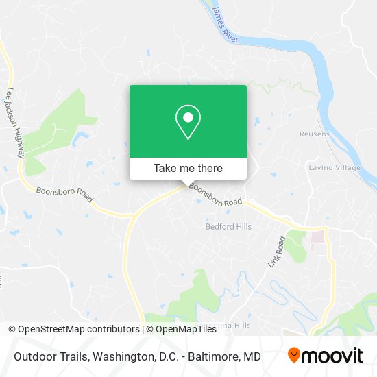 Outdoor Trails map