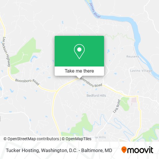 Tucker Hosting map