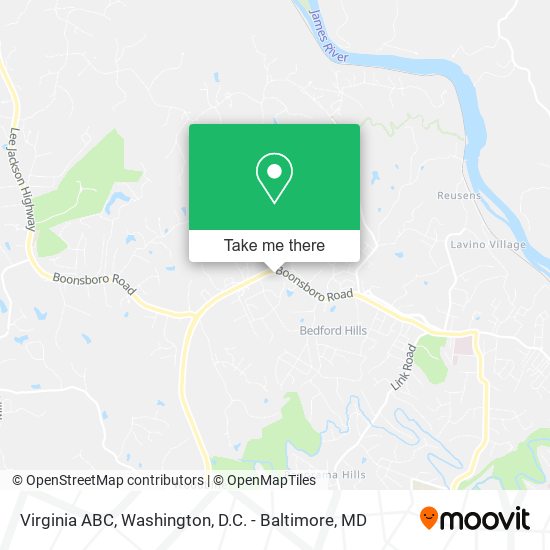 Virginia ABC map