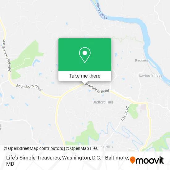 Life's Simple Treasures map