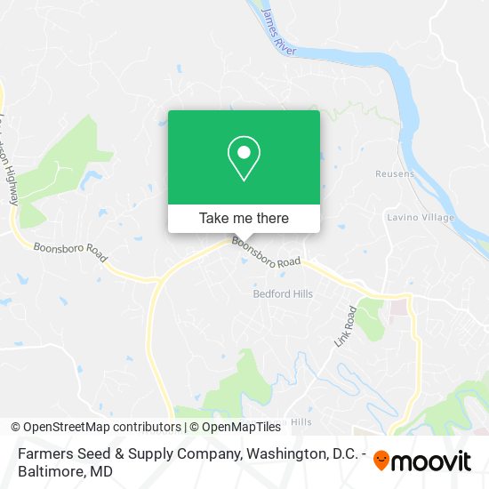 Mapa de Farmers Seed & Supply Company