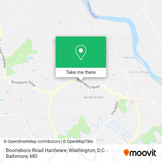 Boonsboro Road Hardware map