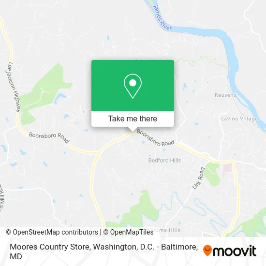 Moores Country Store map