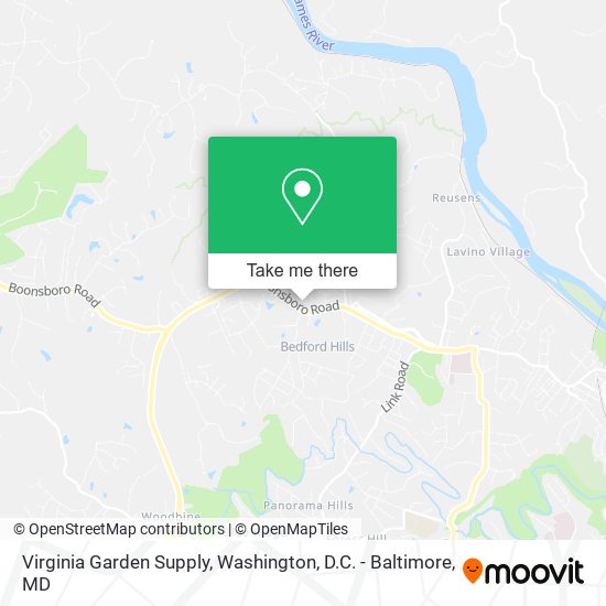 Virginia Garden Supply map