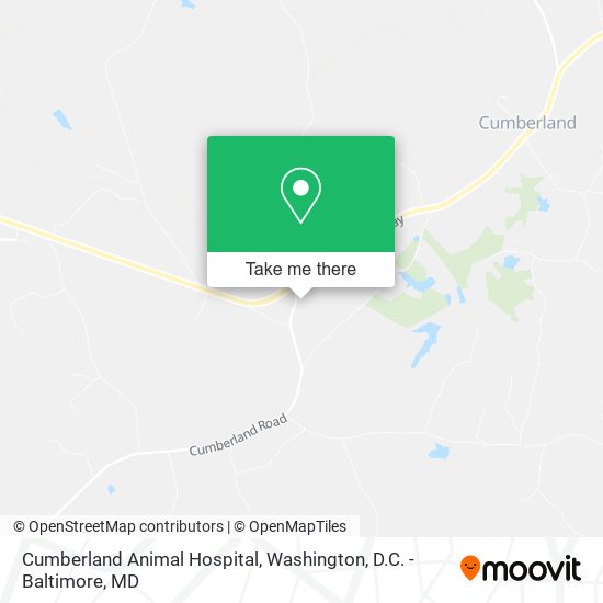 Mapa de Cumberland Animal Hospital