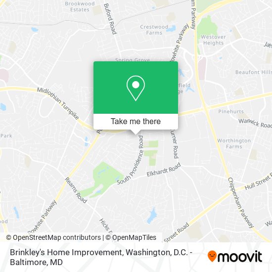 Brinkley's Home Improvement map