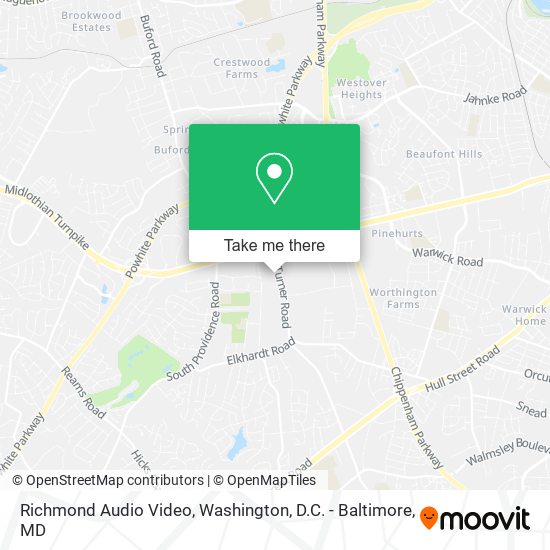 Mapa de Richmond Audio Video