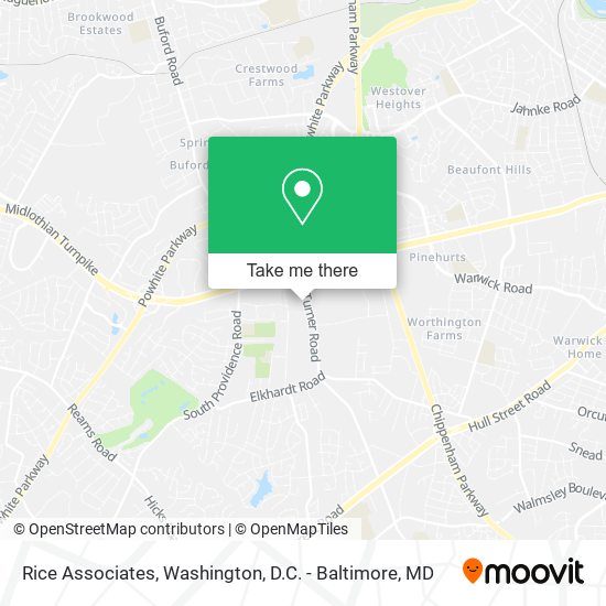 Rice Associates map
