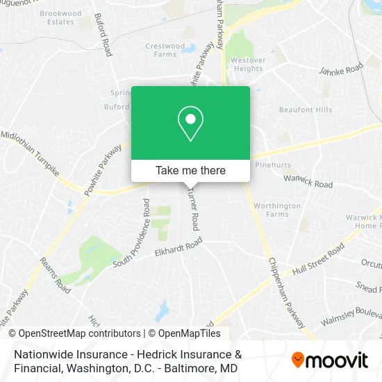 Nationwide Insurance - Hedrick Insurance & Financial map