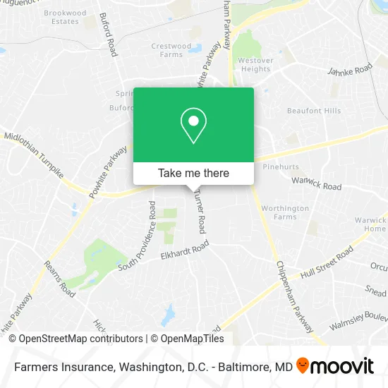 Farmers Insurance map