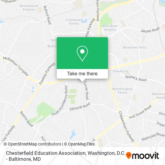 Mapa de Chesterfield Education Association