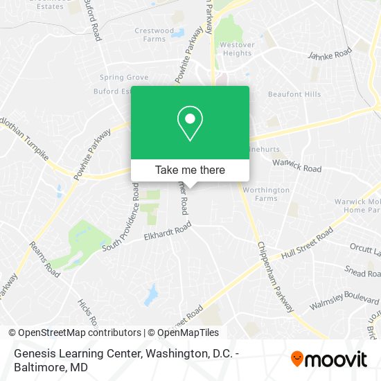 Genesis Learning Center map