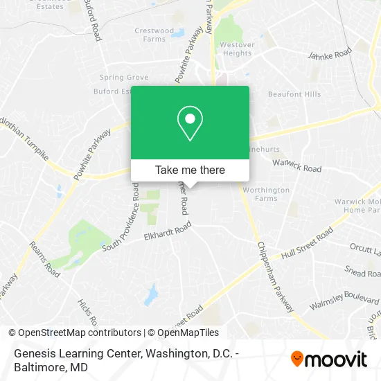 Genesis Learning Center map