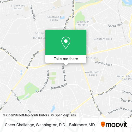 Mapa de Cheer Challenge