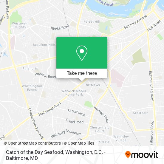 Catch of the Day Seafood map