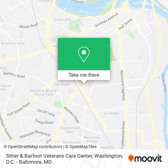 Sitter & Barfoot Veterans Care Center map
