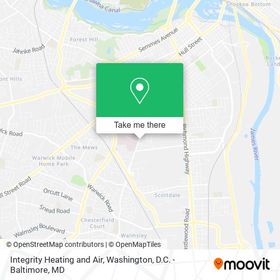 Integrity Heating and Air map