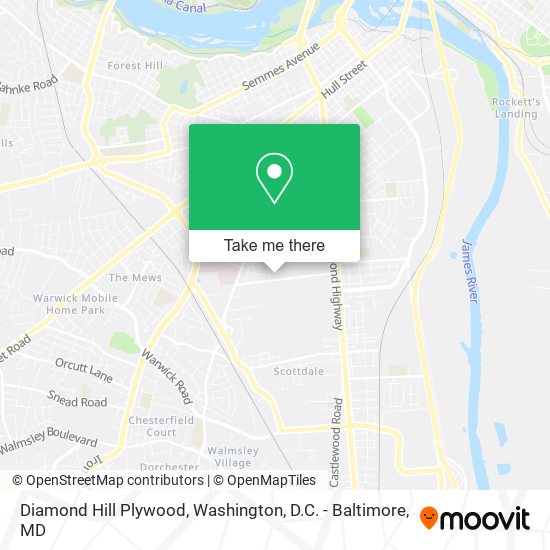 Diamond Hill Plywood map