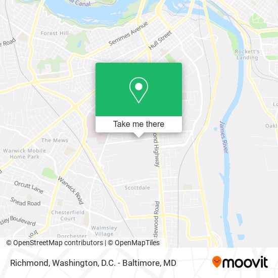 Mapa de Richmond