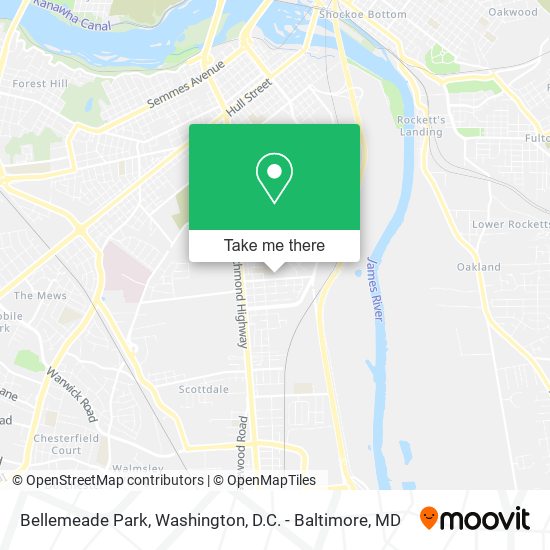 Mapa de Bellemeade Park