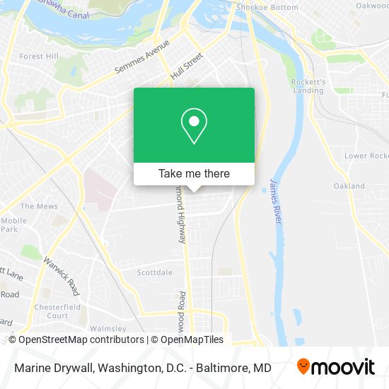 Marine Drywall map