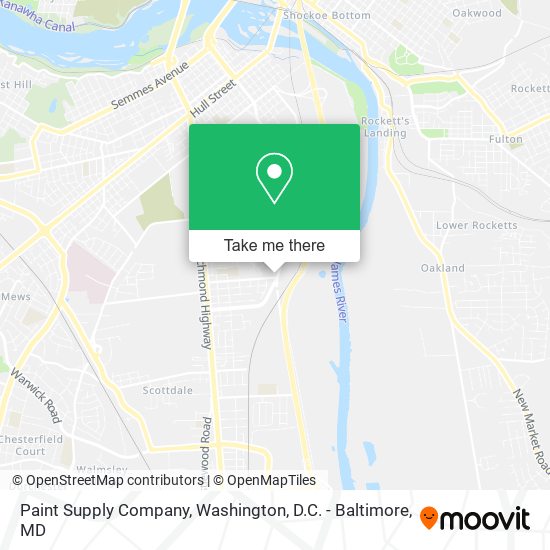 Paint Supply Company map