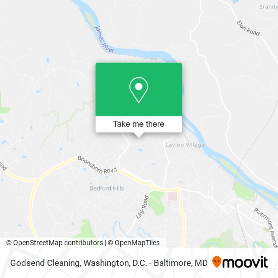 Godsend Cleaning map