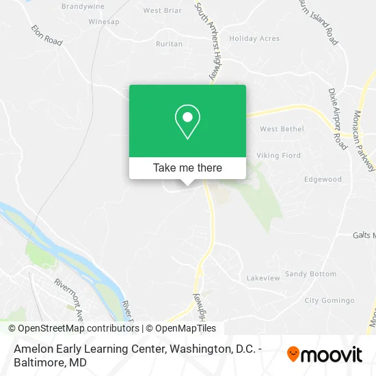 Amelon Early Learning Center map