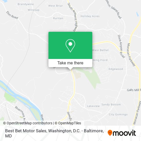 Mapa de Best Bet Motor Sales