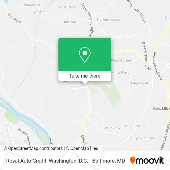 Royal Auto Credit map