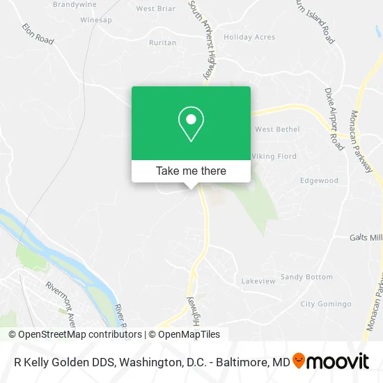R Kelly Golden DDS map