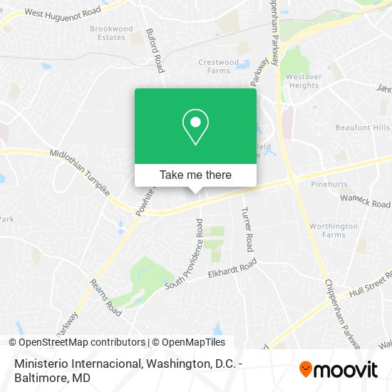 Mapa de Ministerio Internacional
