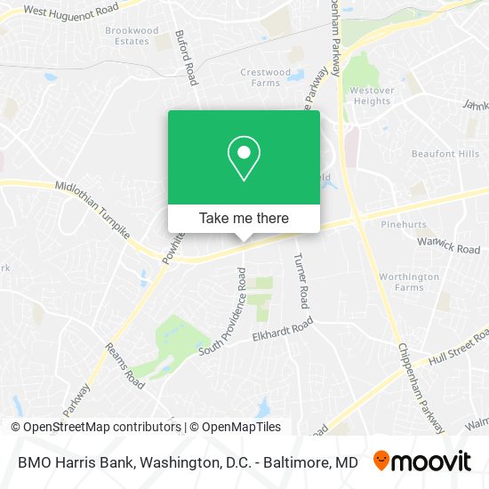 Mapa de BMO Harris Bank