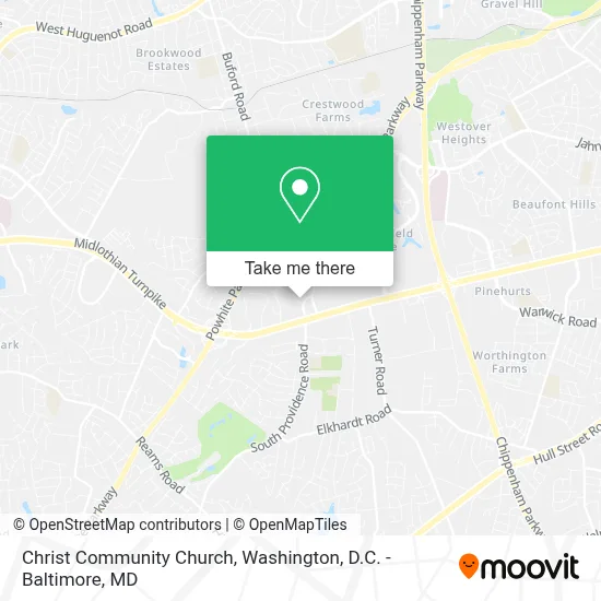 Christ Community Church map