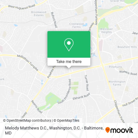 Melody Matthews D.C. map