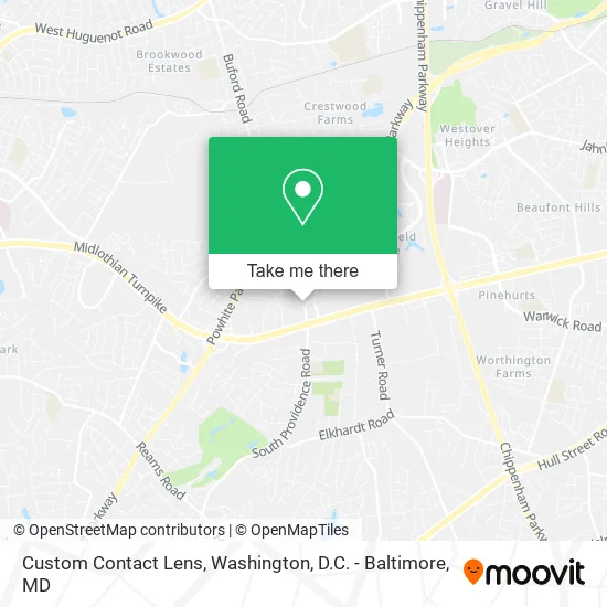 Custom Contact Lens map