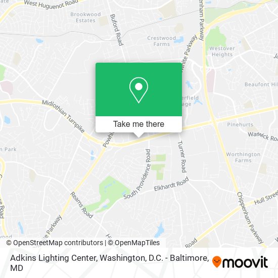 Mapa de Adkins Lighting Center