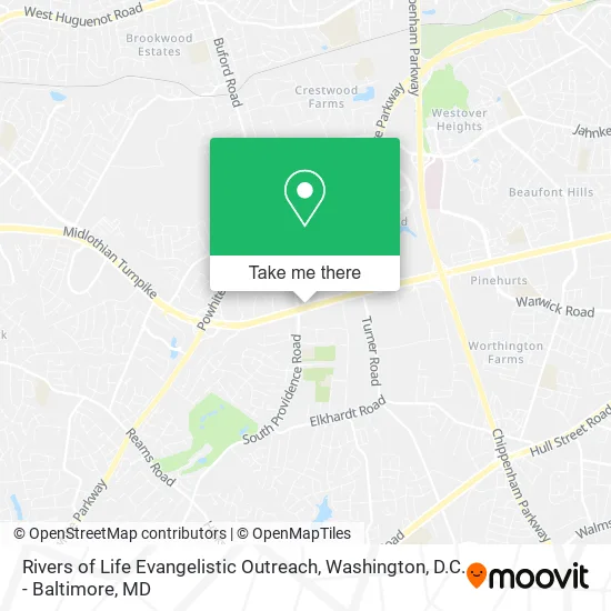 Rivers of Life Evangelistic Outreach map