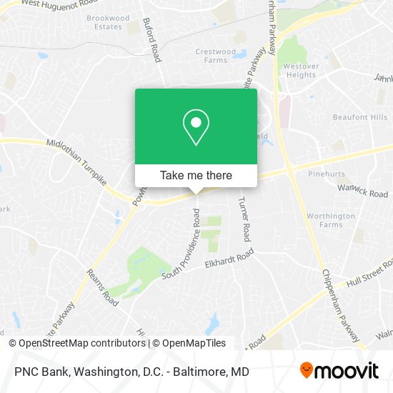 PNC Bank map