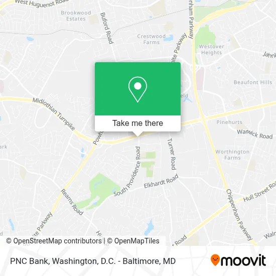 PNC Bank map