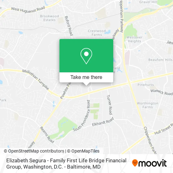 Elizabeth Segura - Family First Life Bridge Financial Group map