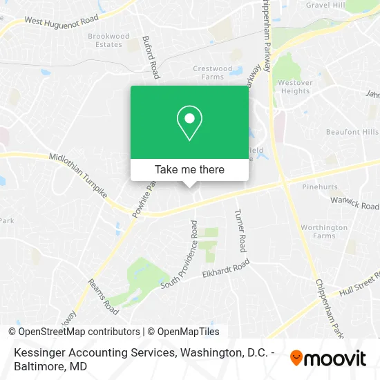 Kessinger Accounting Services map