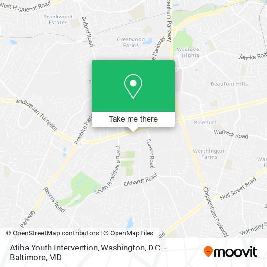 Atiba Youth Intervention map