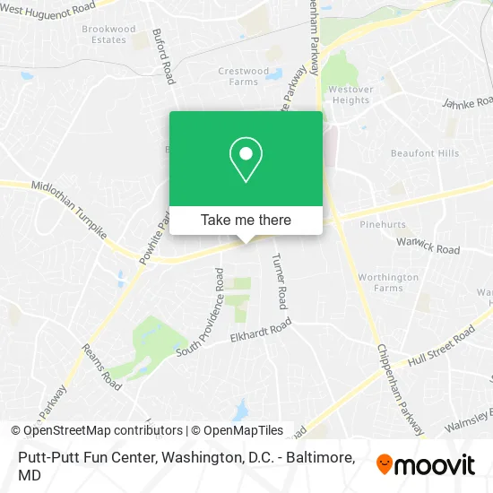 Putt-Putt Fun Center map