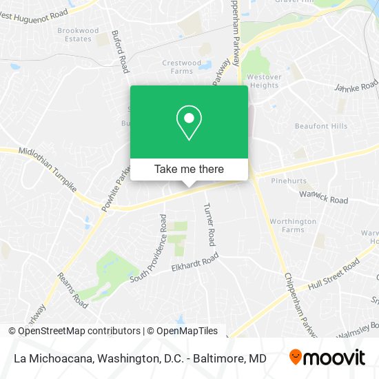 La Michoacana map