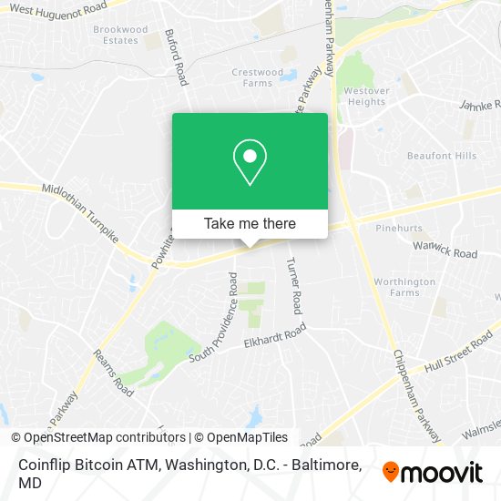Mapa de Coinflip Bitcoin ATM