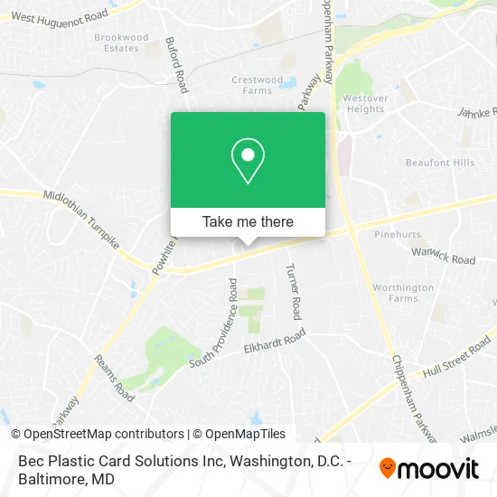 Bec Plastic Card Solutions Inc map