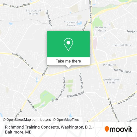 Richmond Training Concepts map