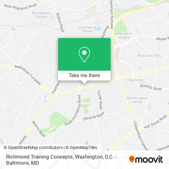 Richmond Training Concepts map